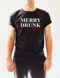 Merry Drunk Μαύρο Tshirt