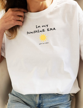 Sunshine Era Λευκό Unisex Tshirt